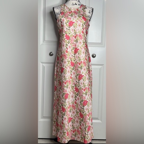 NWT Outerknown Ellison Slip Dress Pink Floral Size Small - Picture 4 of 15